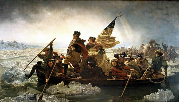 Washington Crossing the Delaware, Emanual Leutze.